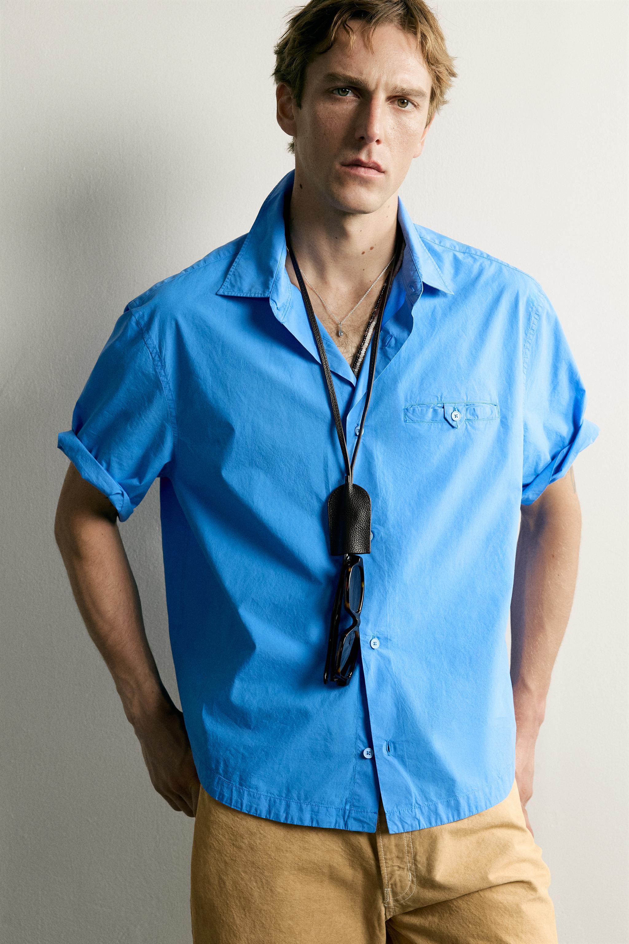 RELAXED FIT POPLIN SHIRT